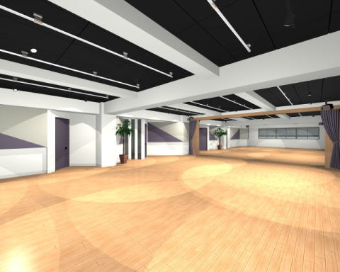 神奈川県のダンススタジオ　音響設備・映像設備
